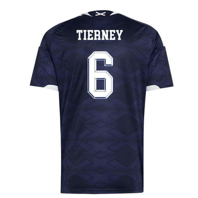 2026-2027 Scotland Home Shirt (Tierney 6)-SoccerKits Hub | Buy Soccer Jerseys Online