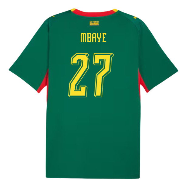 2026-2027 Senegal Away Shirt (Mbaye 27)-SoccerKits Hub | Buy Soccer Jerseys Online