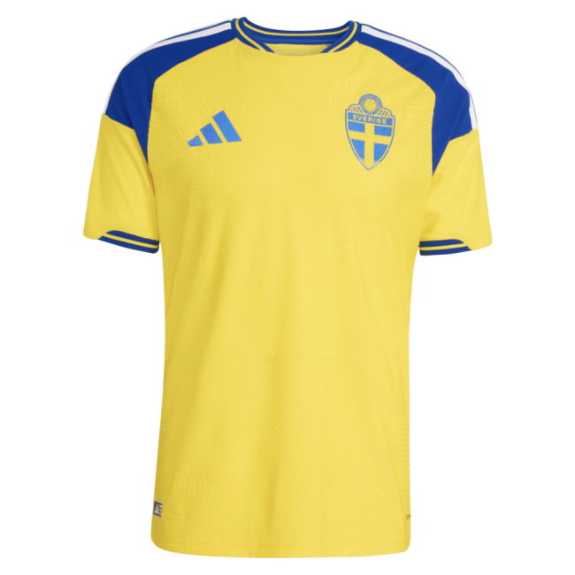 2026-2027 Sweden Authentic Home Shirt (Bergvall 7)-SoccerKits Hub | Buy Soccer Jerseys Online