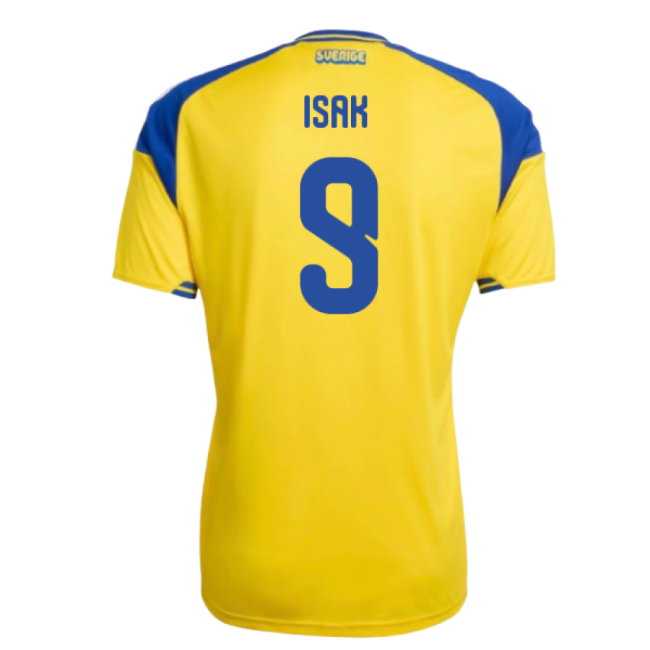 2026-2027 Sweden Home Shirt (Isak 9)-SoccerKits Hub | Buy Soccer Jerseys Online