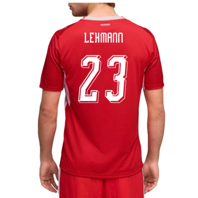 2026-2027 Switzerland Home Shirt (Lehmann 23)-SoccerKits Hub | Buy Soccer Jerseys Online
