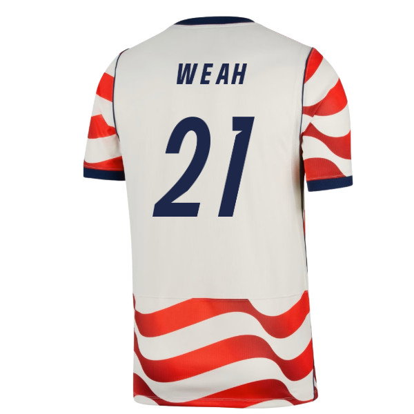 2026-2027 USA Home Shirt (Weah 21)-SoccerKits Hub | Buy Soccer Jerseys Online