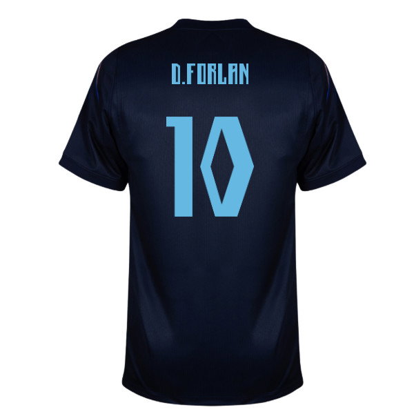 2026-2027 Uruguay Away Shirt (D.Forlan 10)-SoccerKits Hub | Buy Soccer Jerseys Online