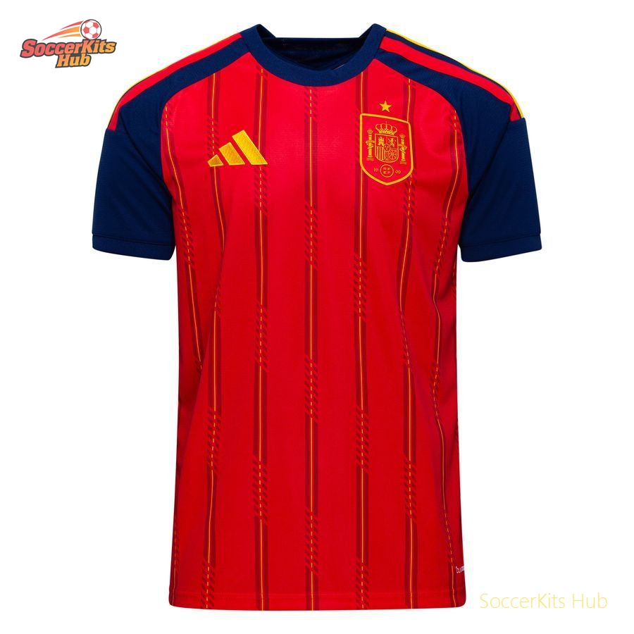 Spain Home Shirt World Cup 2026 (Your Name)
