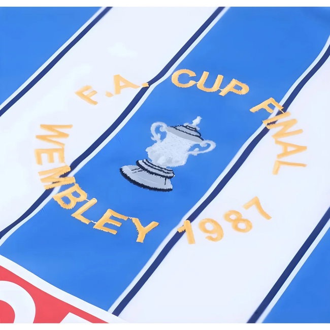 Coventry 1987 FA Cup Final Retro Shirt (Gynn 8) | Soccer Jersey