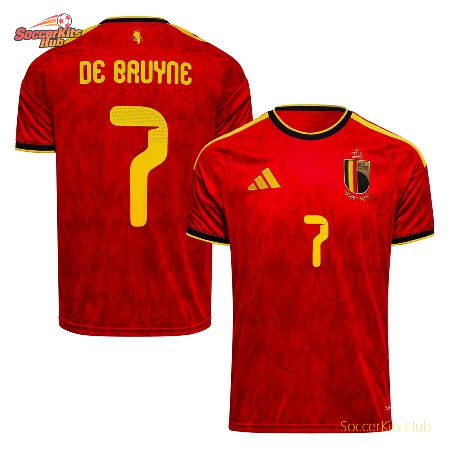 Belgium Home Shirt World Cup 2026 DE BRUYNE 7