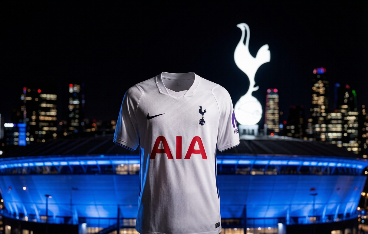 Tottenham Tonali 16 home shirt at the new stadium