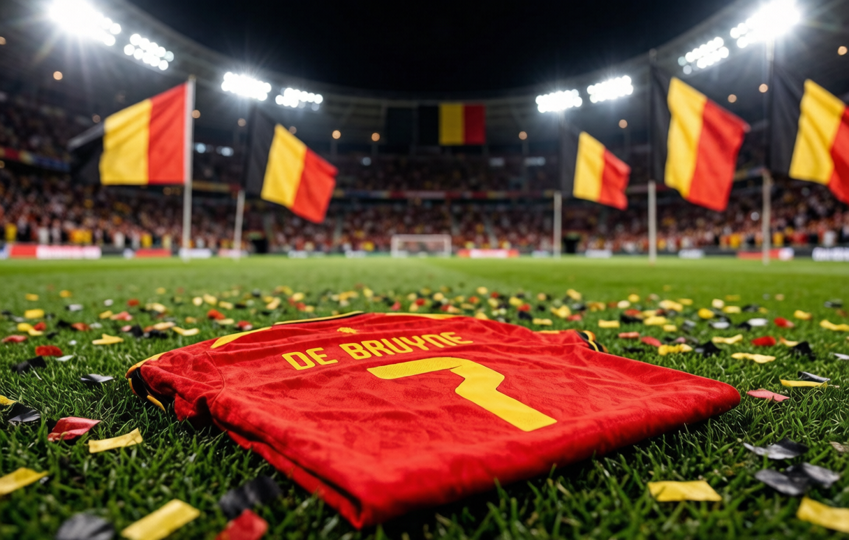 Belgium #7 De Bruyne World Cup jersey