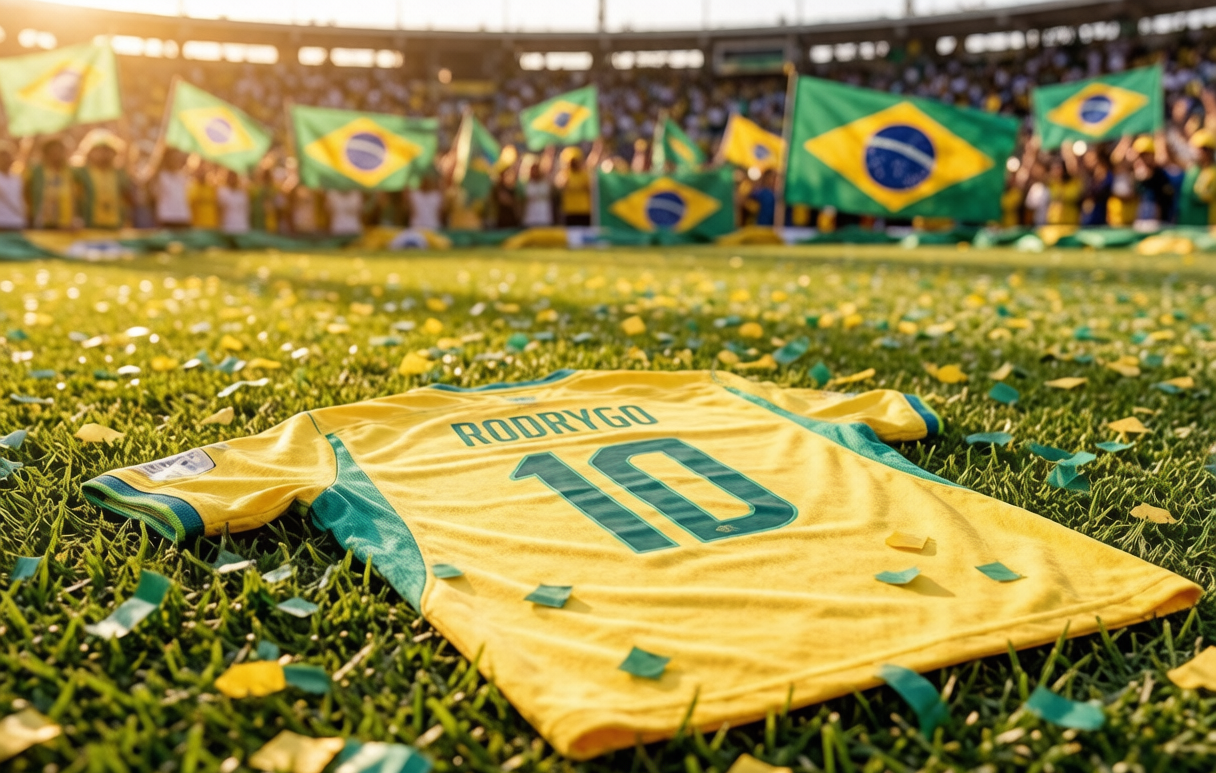 Brazil #10 Rodrygo jersey