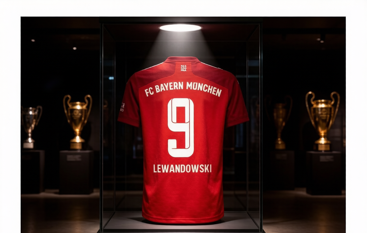 Bayern Munich #9 Lewandowski heritage jersey