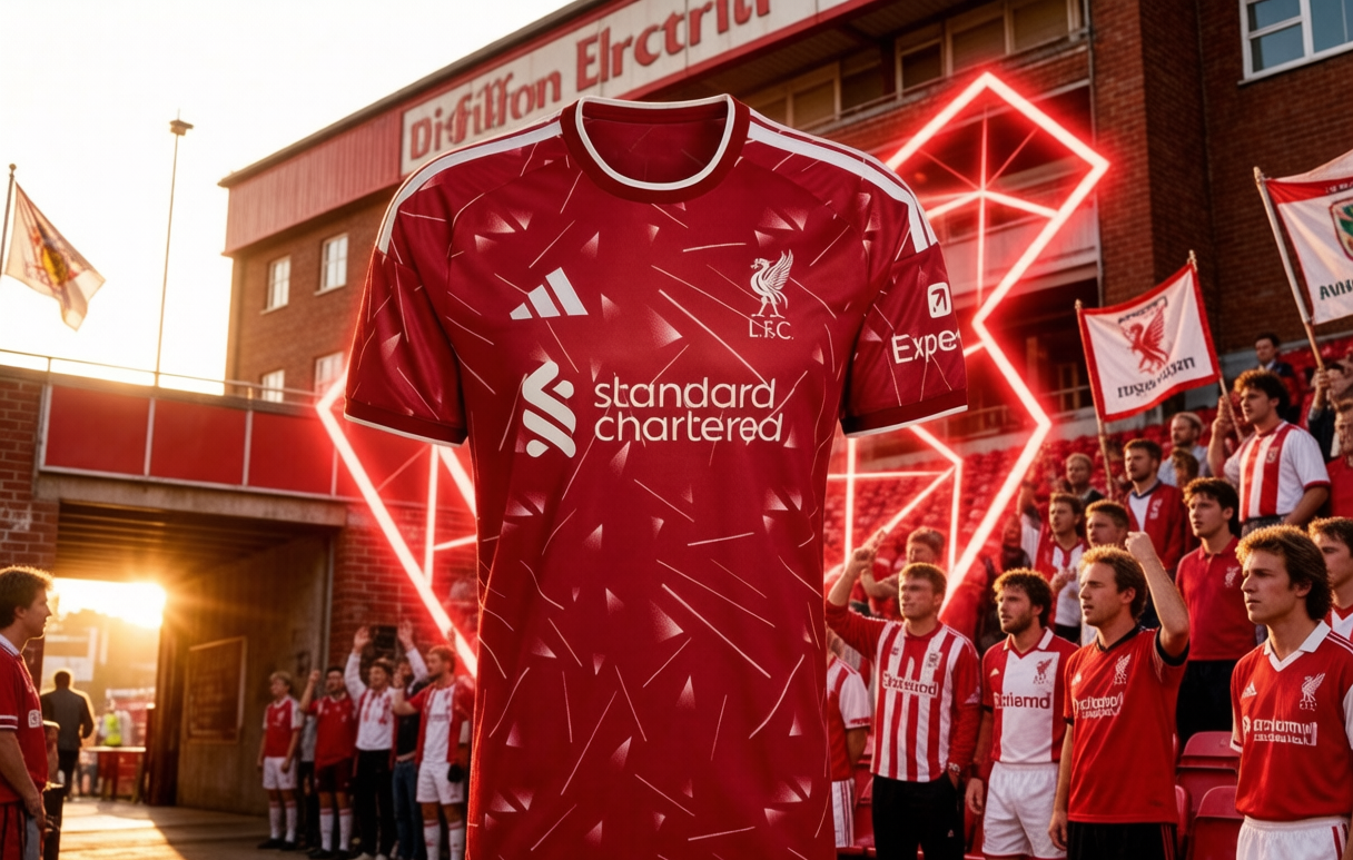 Liverpool 2026-27 Candy revival home shirt