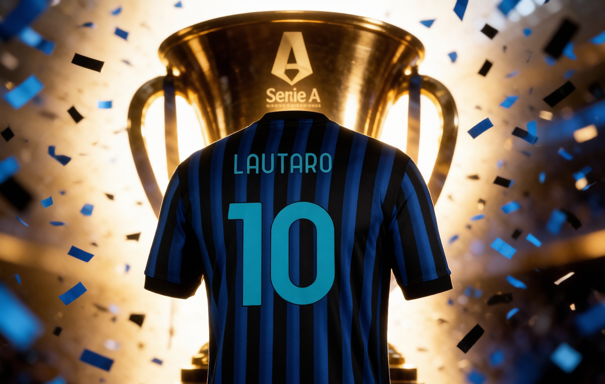 Lautaro Argentina and Inter celebration jersey