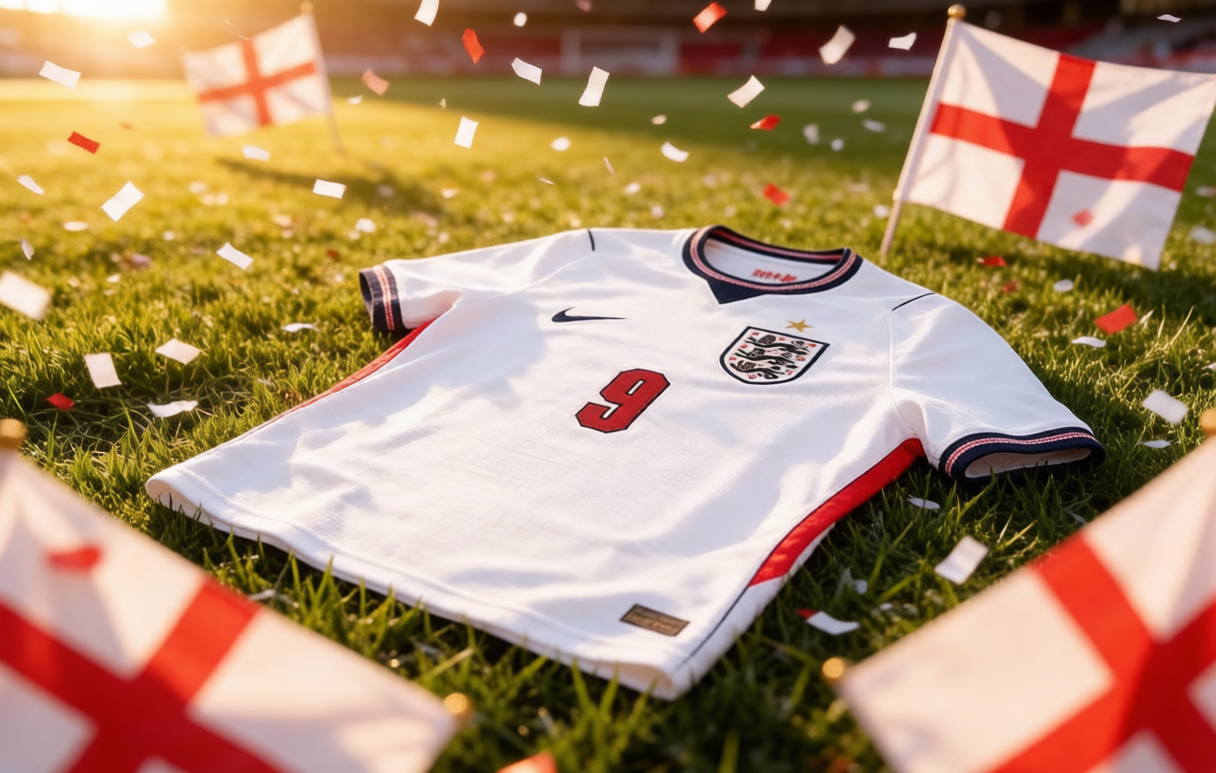 England #9 Kane World Cup jersey