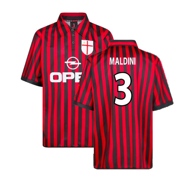 AC Milan 2000 Centenary Retro Football Shirt (Maldini 3)-SoccerKits Hub | Buy Soccer Jerseys Online