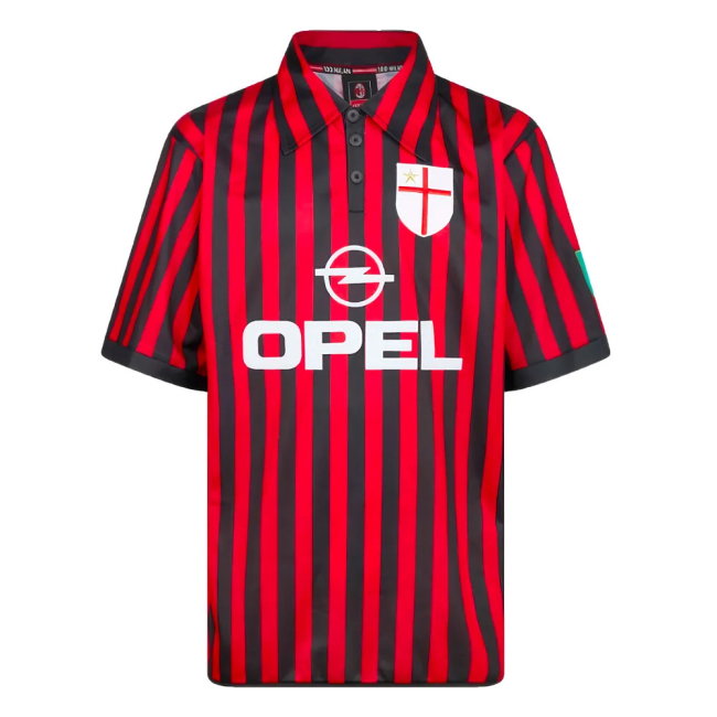 AC Milan 2000 Centenary Retro Football Shirt (Maldini 3)-SoccerKits Hub | Buy Soccer Jerseys Online