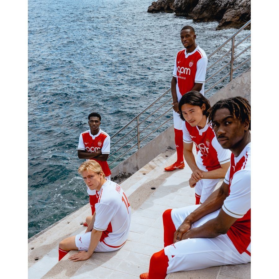 AS Monaco Home Shirt 2025/26 - Men's-SoccerKits Hub | Buy Soccer Jerseys Online