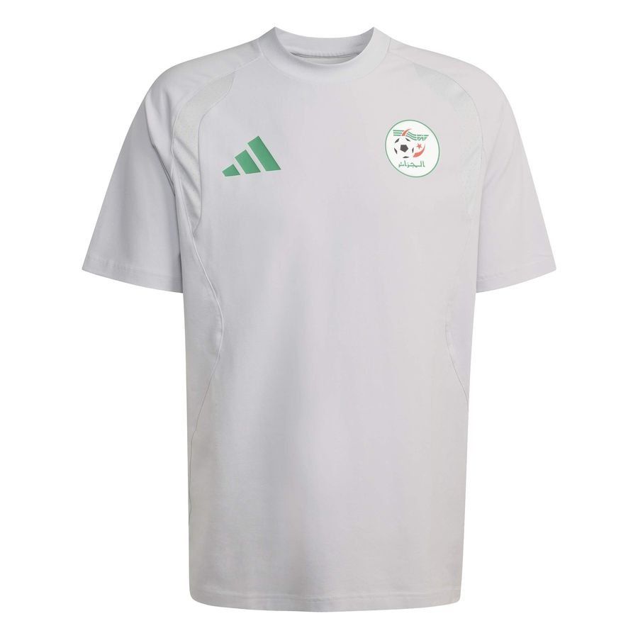 Algeria Training T-Shirt Tiro Tech - Light Grey - Men's-SoccerKits Hub | Buy Soccer Jerseys Online