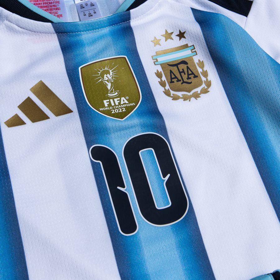Argentina Home Shirt World Cup 2026 Mini-Kit Kids Messi 10-SoccerKits Hub | Buy Soccer Jerseys Online