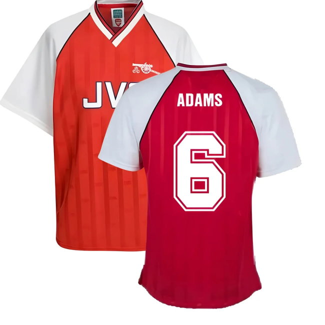 Arsenal 1988 Home Retro Football Shirt (ADAMS 6)-SoccerKits Hub | Buy Soccer Jerseys Online