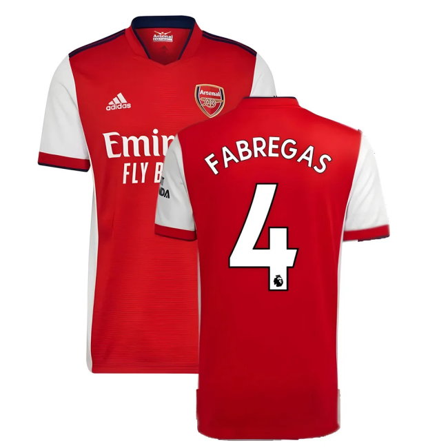 Arsenal 2021-2022 Home Shirt (FABREGAS 4)-SoccerKits Hub | Buy Soccer Jerseys Online
