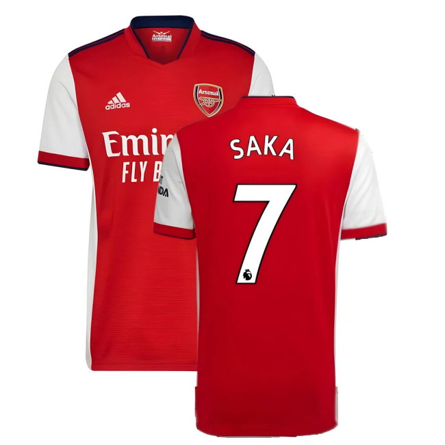 Arsenal 2021-2022 Home Shirt (SAKA 7)-SoccerKits Hub | Buy Soccer Jerseys Online