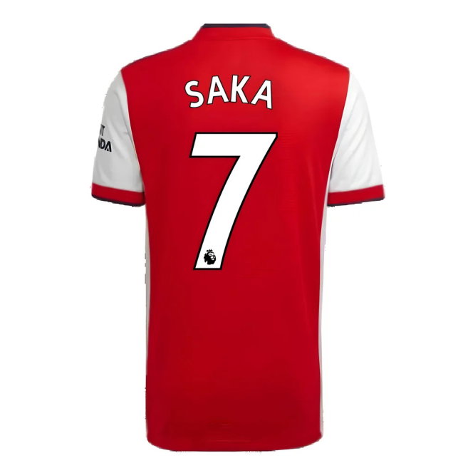 Arsenal 2021-2022 Home Shirt (SAKA 7)-SoccerKits Hub | Buy Soccer Jerseys Online