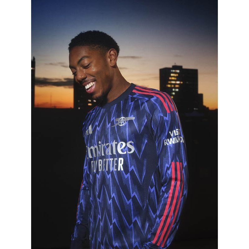 Arsenal Away Shirt 2025/26 Long Sleeves Authentic - Men's-SoccerKits Hub | Buy Soccer Jerseys Online