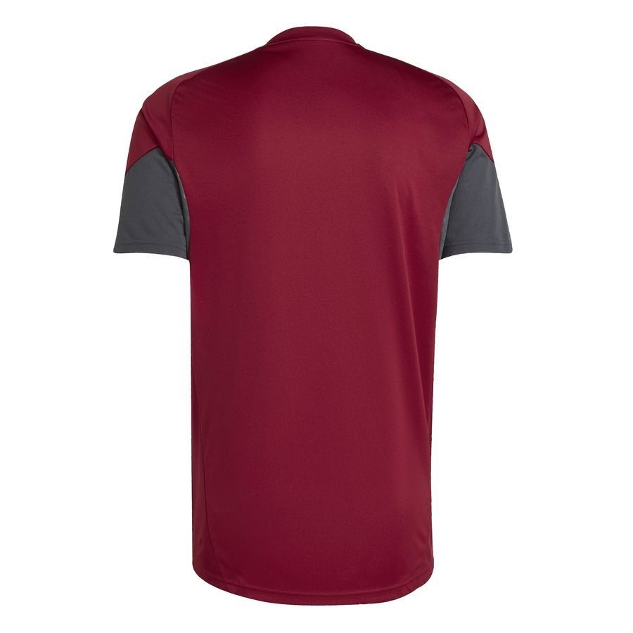Arsenal Training T-Shirt Tiro 25 EU - Collegiate Burgundy/Dark Grey - Men's-SoccerKits Hub | Buy Soccer Jerseys Online
