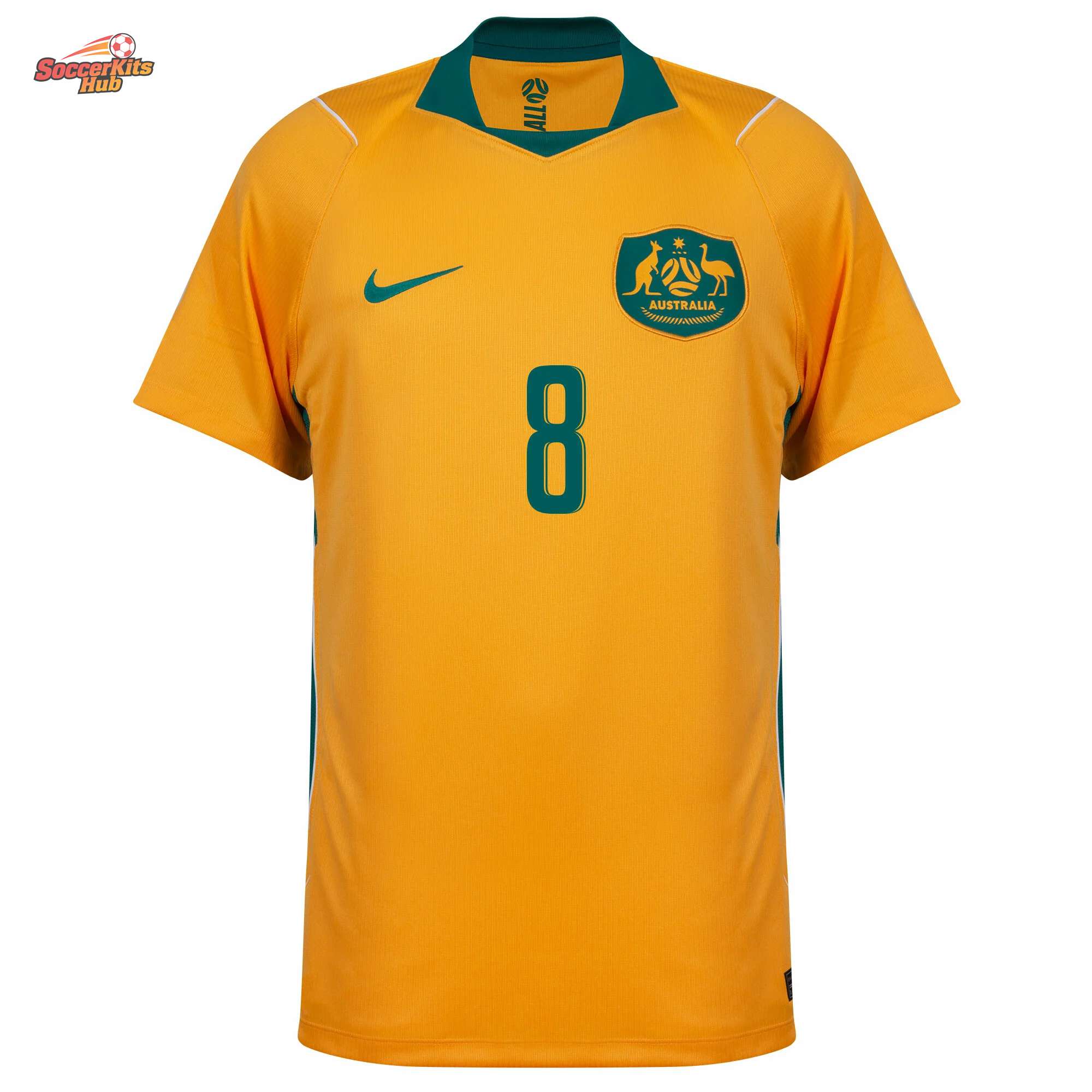 Australia 2026 Home Jersey Metcalfe #8 | World Cup Shirt