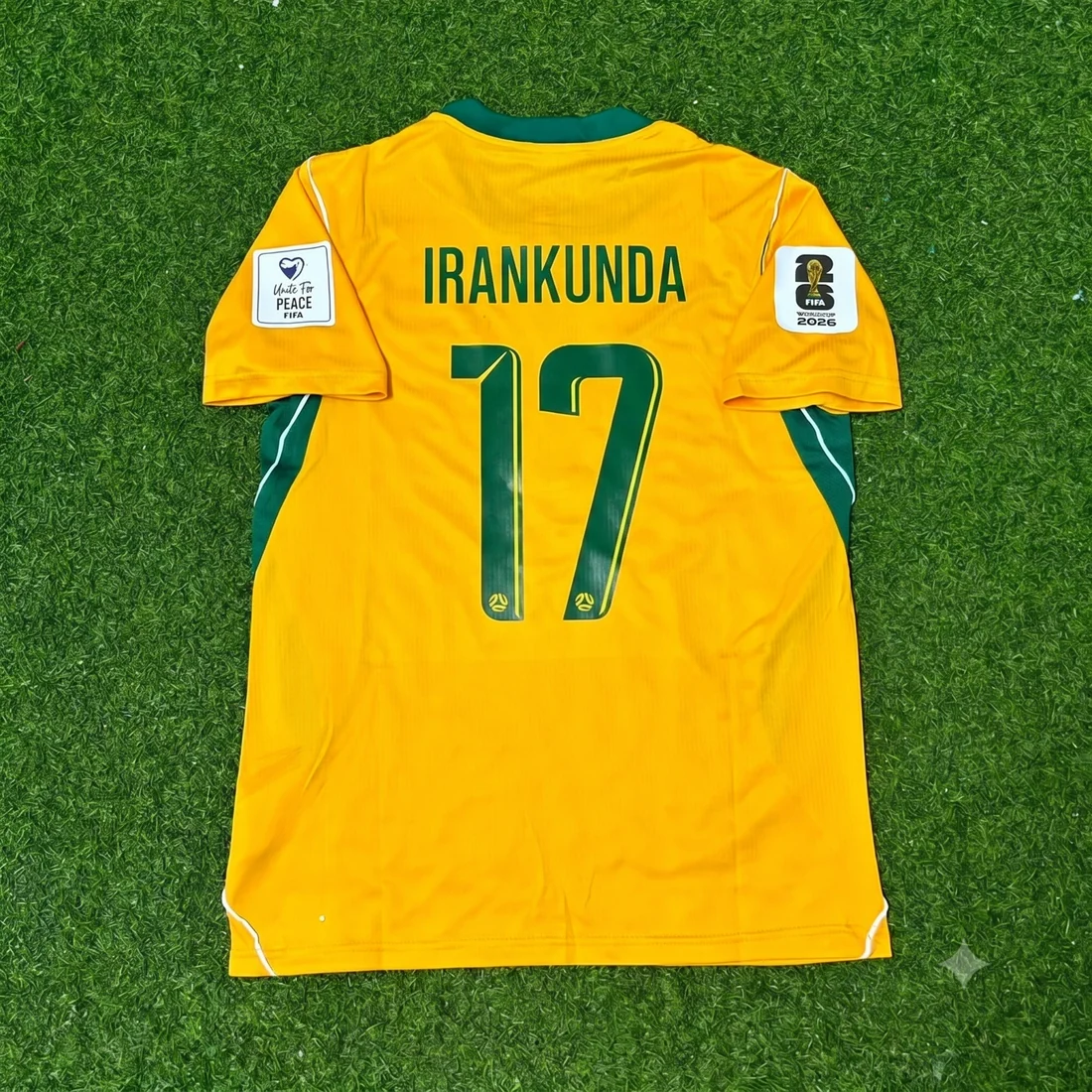 Australia 2026 Home Jersey Nestory Irankunda #20 | World Cup Shirt