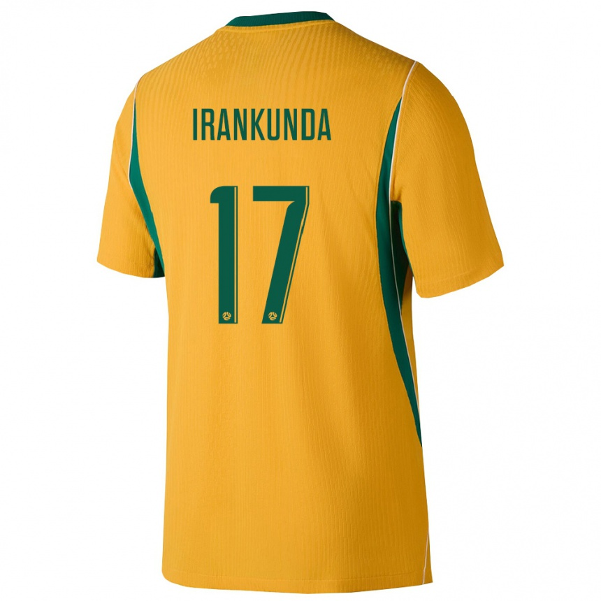 Australia 2026 Home Jersey Nestory Irankunda #20 | World Cup Shirt