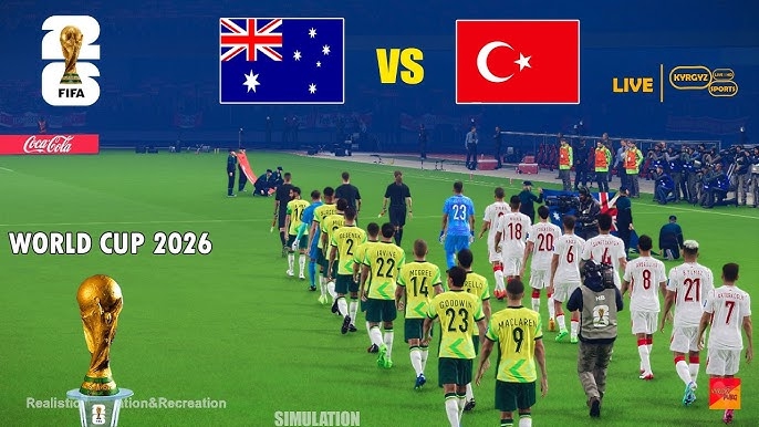 World Cup Football Pitch Action