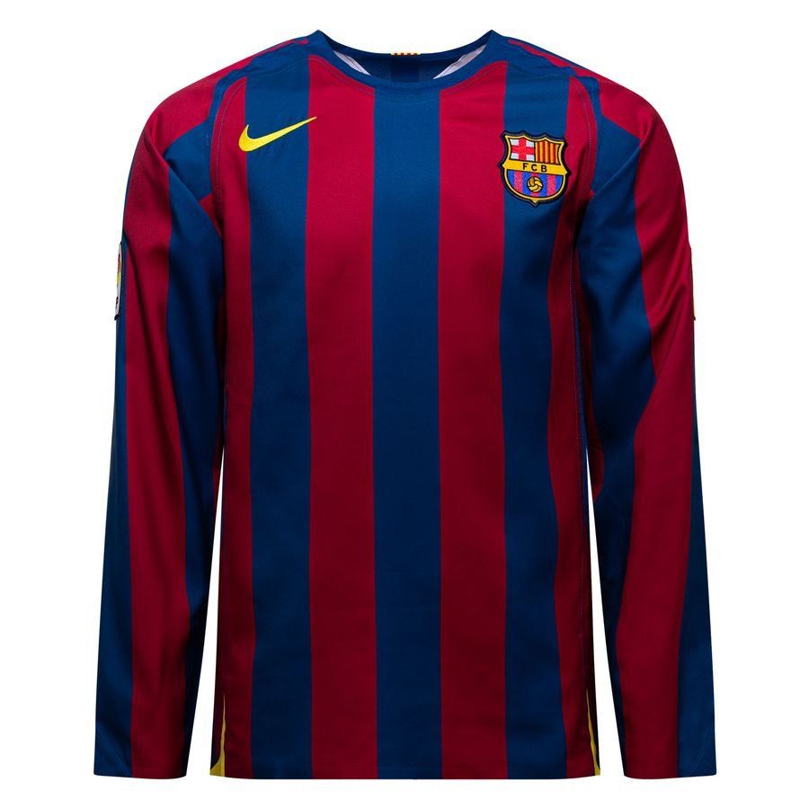 Barcelona Home Shirt 2005/06 Reissue Long Sleeves LIMITED EDITION - Men's-SoccerKits Hub | Buy Soccer Jerseys Online