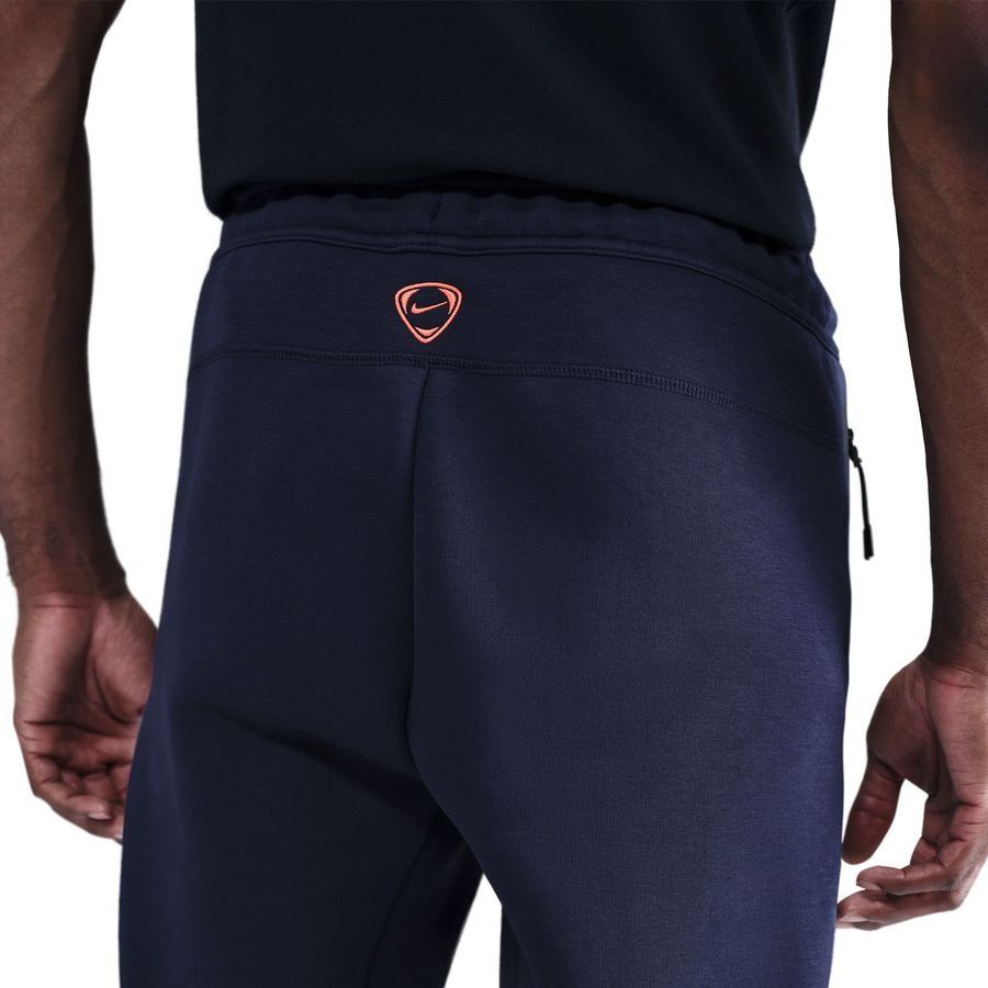 Barcelona Sweatpants NSW Tech Fleece 3rd - Midnight Navy/Bright Mango - Men's-SoccerKits Hub | Buy Soccer Jerseys Online
