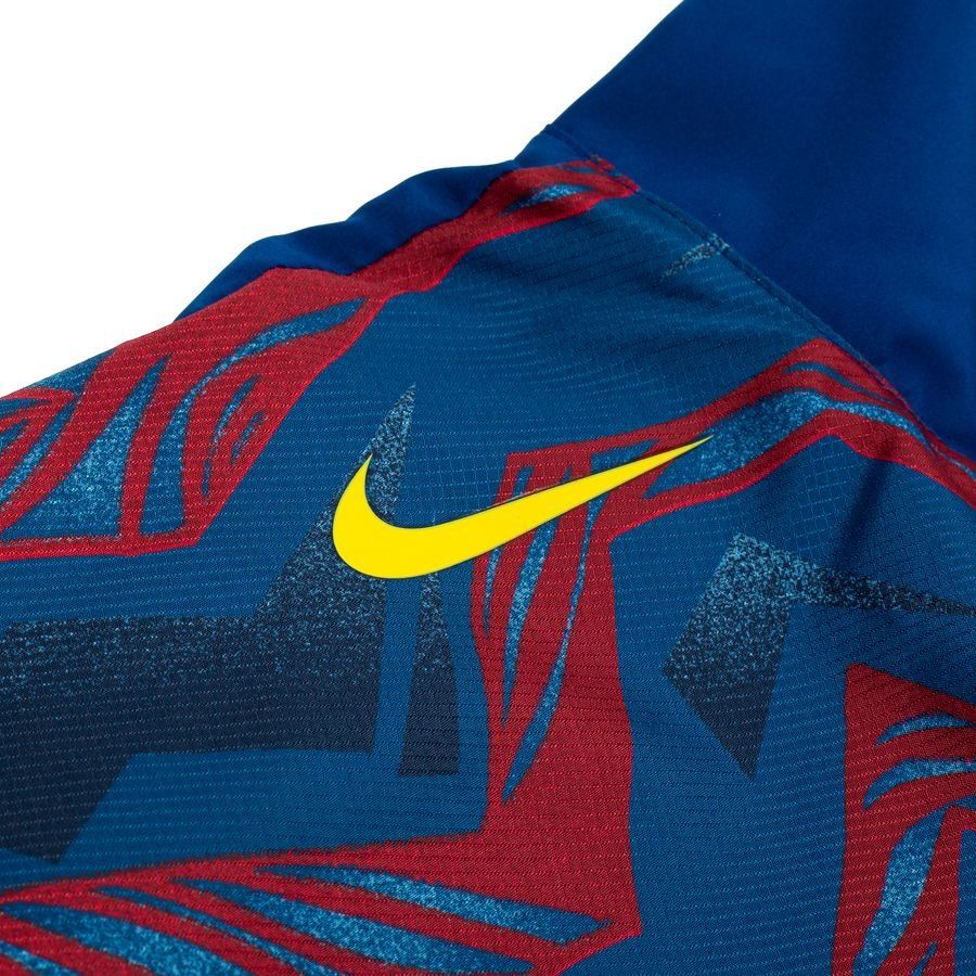 Barcelona Track Jacket Starting 5 Woven GX 4th - Gym Blue/Opti Yellow - Men's-SoccerKits Hub | Buy Soccer Jerseys Online