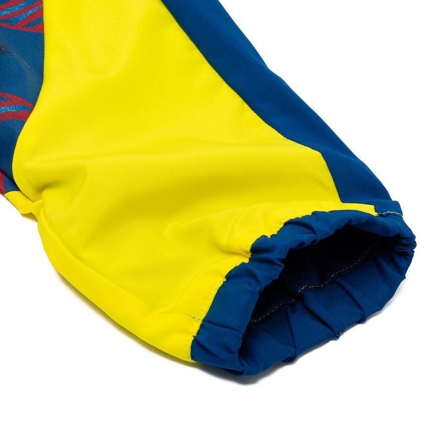 Barcelona Track Jacket Starting 5 Woven GX 4th - Gym Blue/Opti Yellow - Men's-SoccerKits Hub | Buy Soccer Jerseys Online