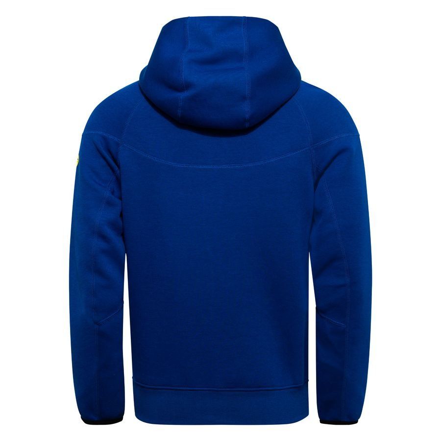 Barcelona Training Jacket Tech Fleece FZ Windrunner 4th - Gym Blue/Opti Yellow - Men's-SoccerKits Hub | Buy Soccer Jerseys Online