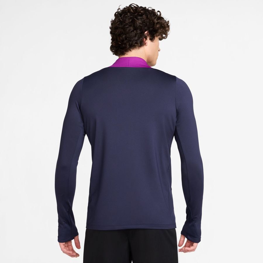 Barcelona Training Shirt Dri-FIT Strike Drill - Imperial Purple/Midwest Gold - Men's-SoccerKits Hub | Buy Soccer Jerseys Online