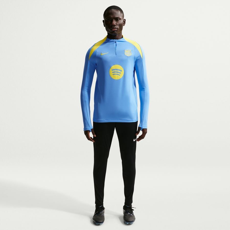 Barcelona Training Shirt Dri-FIT Strike Drill - University Blue/Opti Yellow - Men's-SoccerKits Hub | Buy Soccer Jerseys Online
