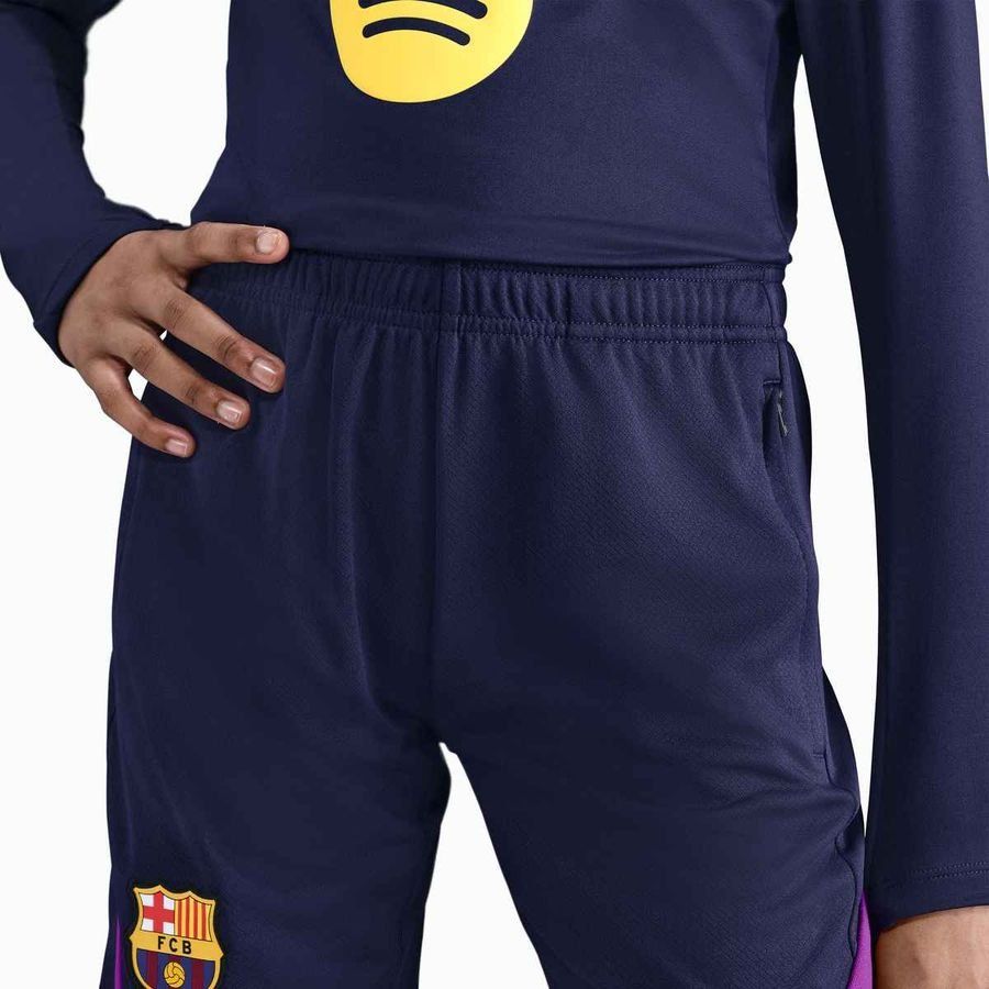 Barcelona Training Shorts Dri-FIT Strike - Imperial Purple/Midwest Gold Kids-SoccerKits Hub | Buy Soccer Jerseys Online