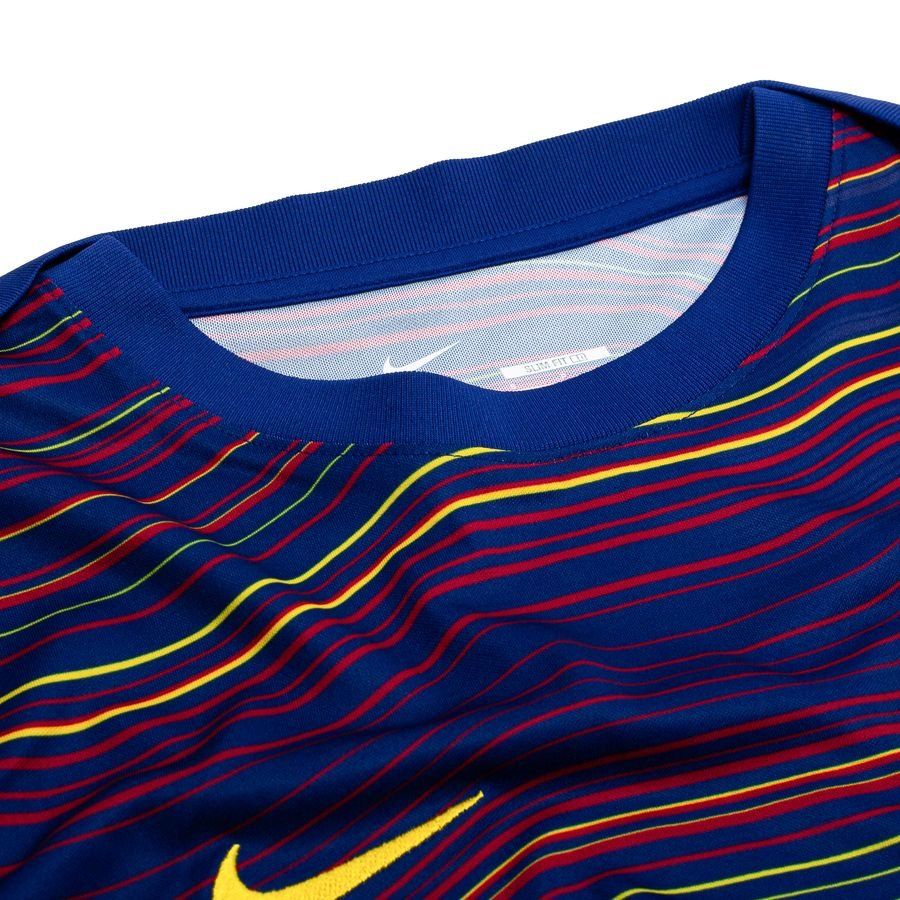 Barcelona Training T-Shirt Dri-FIT Academy Pro Pre Match - Deep Royal Blue/Midwest Gold - Men's-SoccerKits Hub | Buy Soccer Jerseys Online