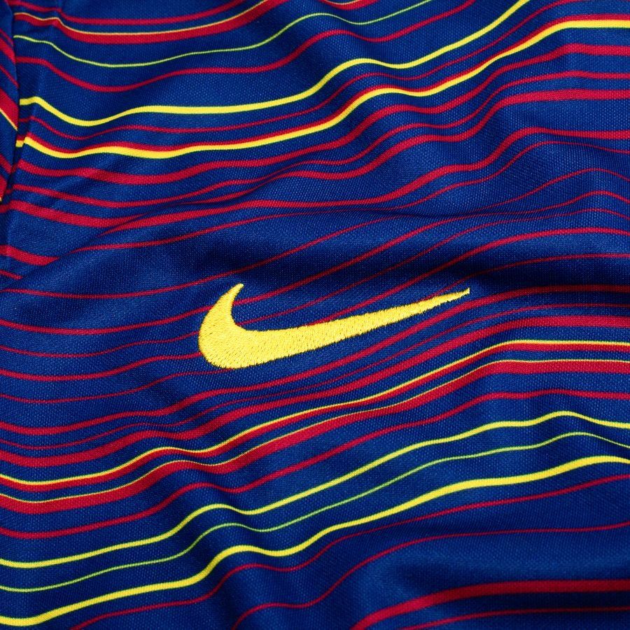 Barcelona Training T-Shirt Dri-FIT Academy Pro Pre Match - Deep Royal Blue/Midwest Gold - Men's-SoccerKits Hub | Buy Soccer Jerseys Online