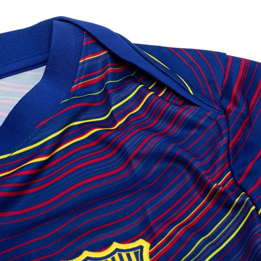 Barcelona Training T-Shirt Dri-FIT Academy Pro Pre Match - Deep Royal Blue/Midwest Gold - Men's-SoccerKits Hub | Buy Soccer Jerseys Online