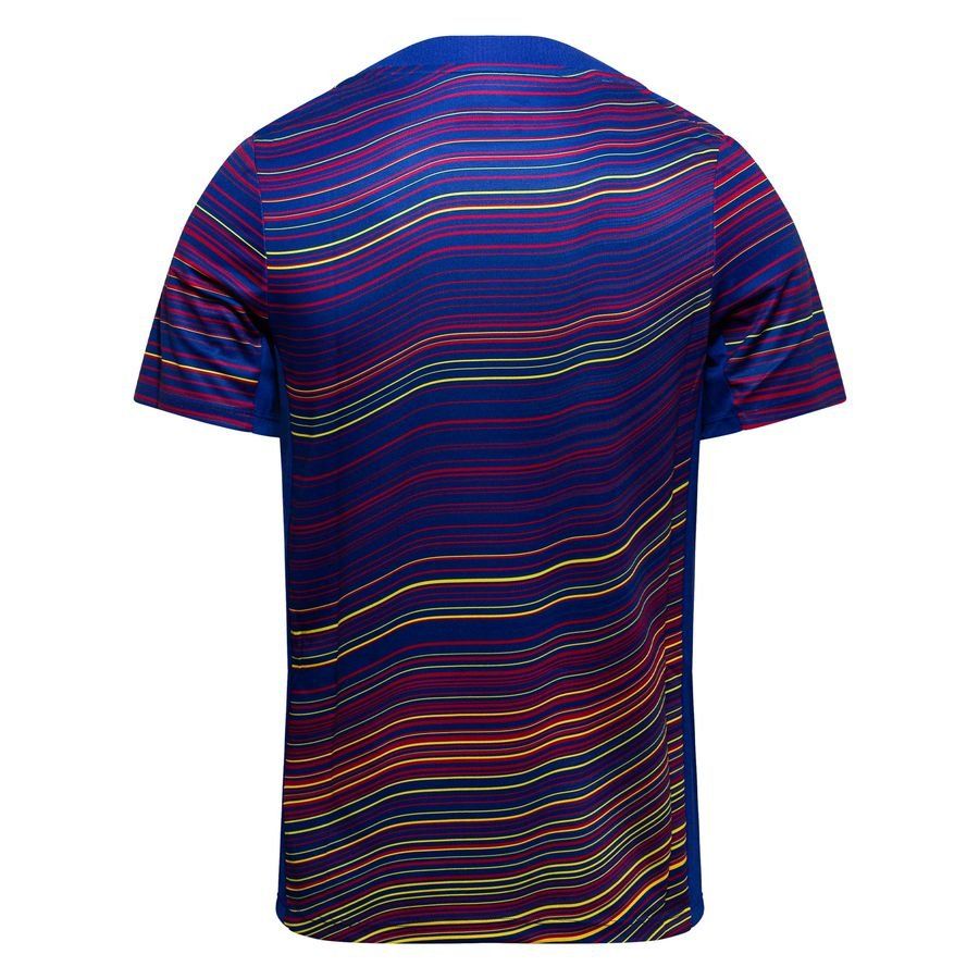 Barcelona Training T-Shirt Dri-FIT Academy Pro Pre Match - Deep Royal Blue/Midwest Gold - Men's-SoccerKits Hub | Buy Soccer Jerseys Online