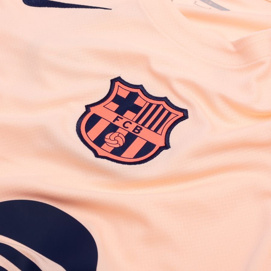 Barcelona Training T-Shirt Dri-FIT Strike 3rd - Crimson Tint/Midnight Navy - Men's-SoccerKits Hub | Buy Soccer Jerseys Online