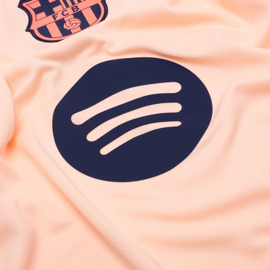 Barcelona Training T-Shirt Dri-FIT Strike 3rd - Crimson Tint/Midnight Navy - Men's-SoccerKits Hub | Buy Soccer Jerseys Online