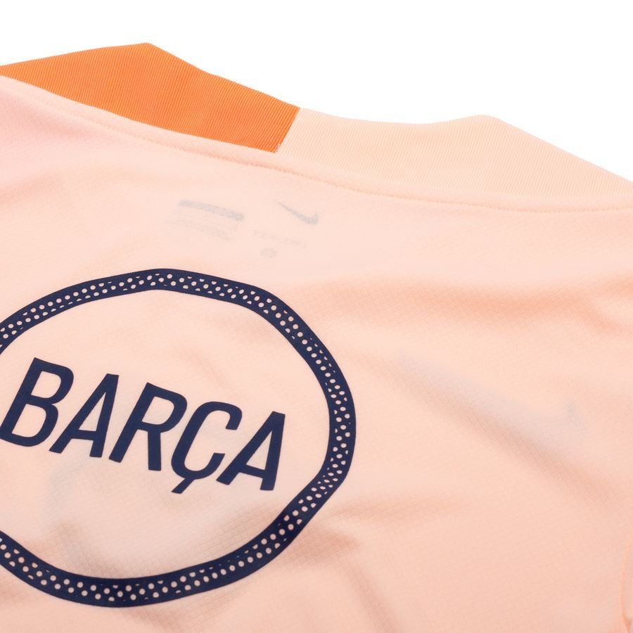Barcelona Training T-Shirt Dri-FIT Strike 3rd - Crimson Tint/Midnight Navy - Men's-SoccerKits Hub | Buy Soccer Jerseys Online