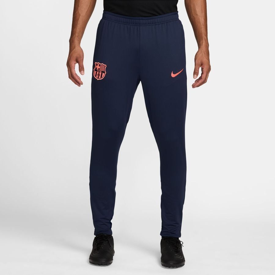 Barcelona Training Trousers Dri-FIT Strike 3rd - Midnight Navy/Bright Mango - Men's-SoccerKits Hub | Buy Soccer Jerseys Online