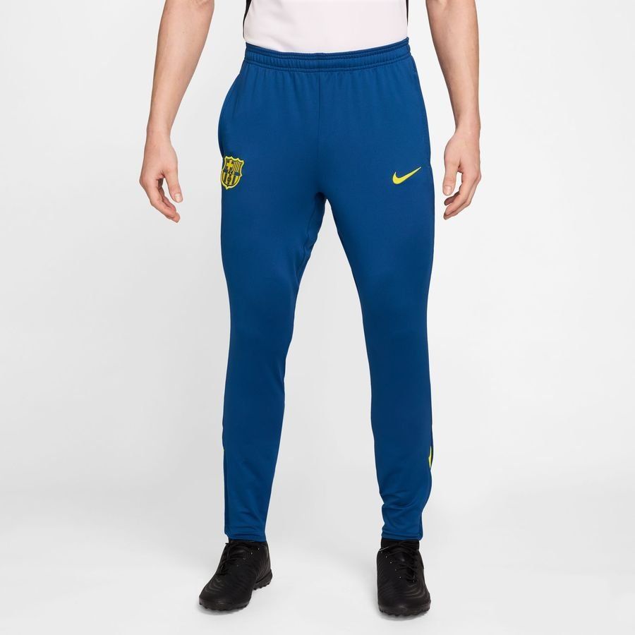 Barcelona Training Trousers Dri-FIT Strike KPZ - Gym Blue/Opti Yellow - Men's-SoccerKits Hub | Buy Soccer Jerseys Online