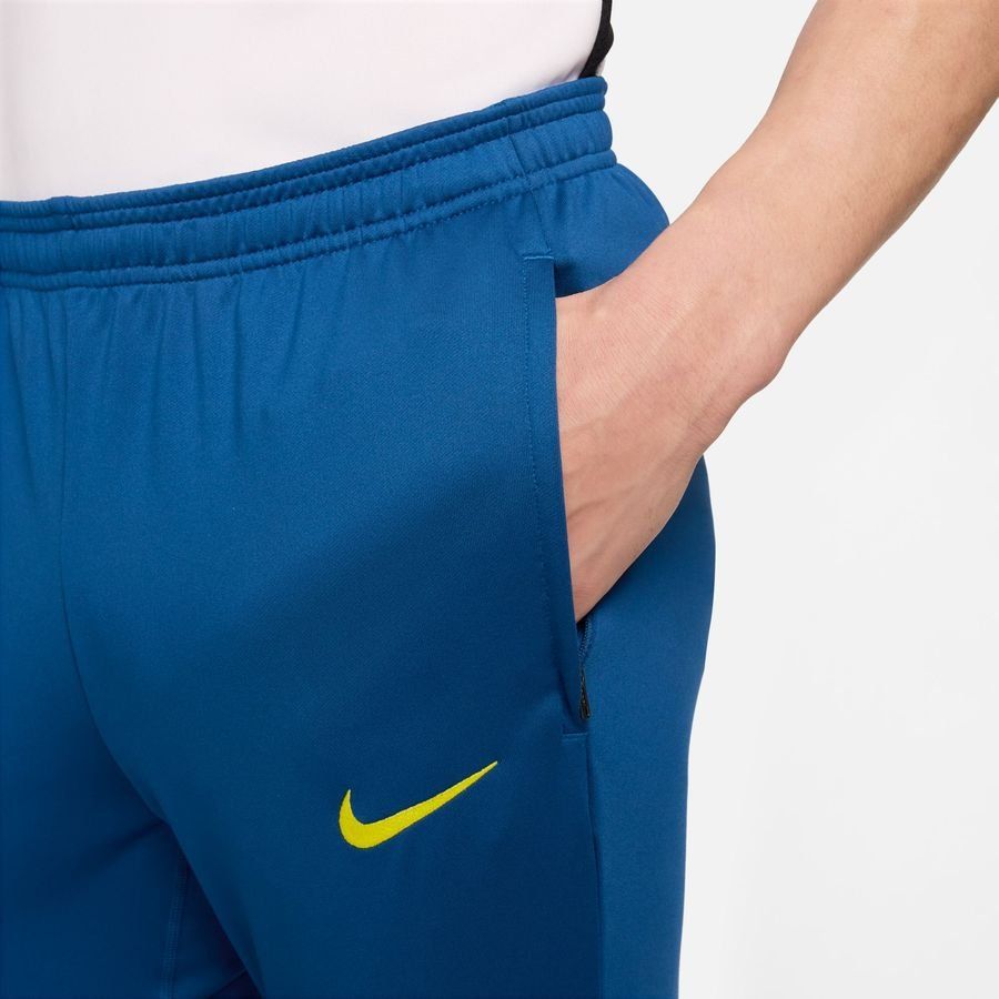 Barcelona Training Trousers Dri-FIT Strike KPZ - Gym Blue/Opti Yellow - Men's-SoccerKits Hub | Buy Soccer Jerseys Online